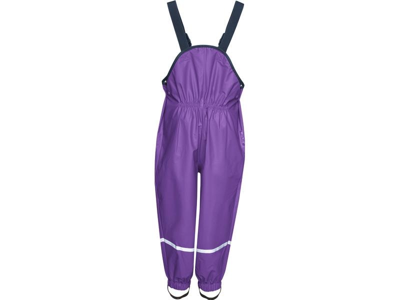 Playshoes Regenlatzhose Lila Gr. 128 Praktische Regenhose mit breiten elastischen Hosenträgern