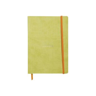 RHODIA Rhodiarama - Carnet souple A5 - 160 pages - ligné - vert anis