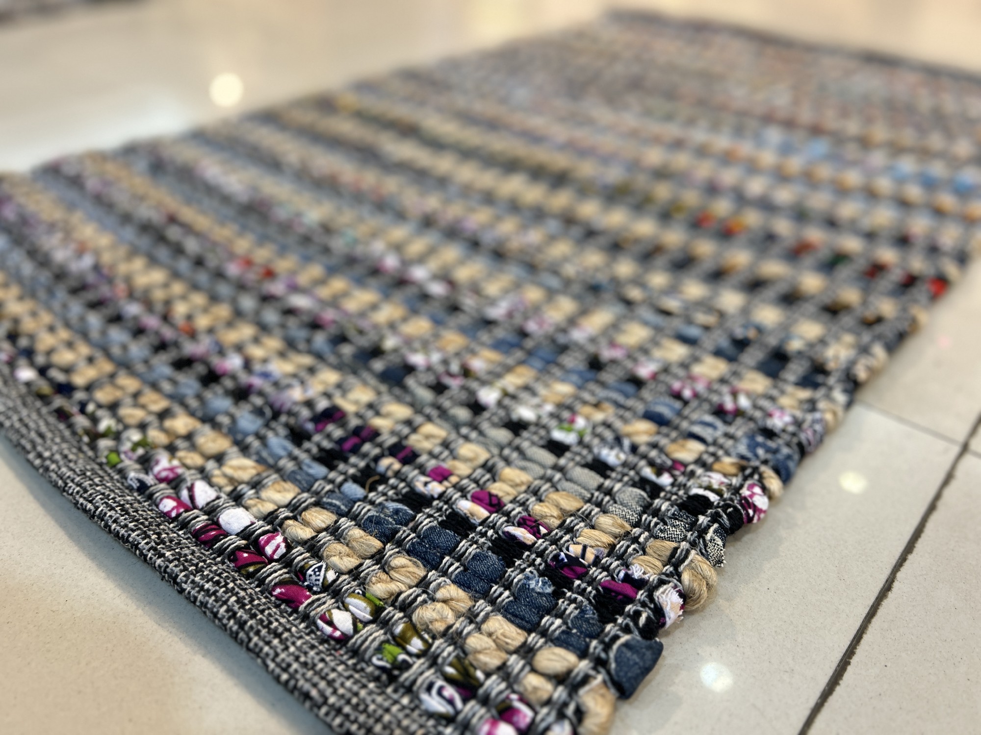 Mini-Rug 'Kavya', multicolor, B 90 cm, L 60 cm von fischer's lagerhaus