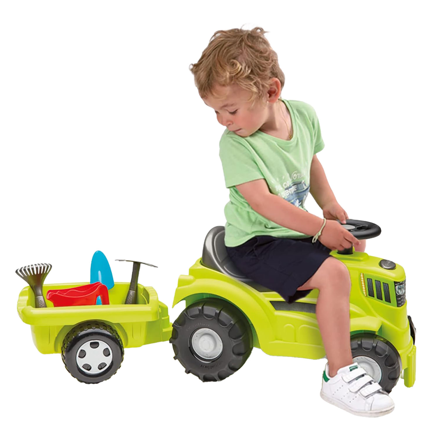 Ecoiffier Tractor met Aanhanger
