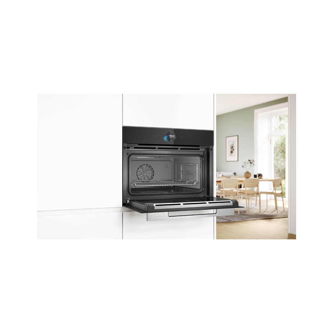 Bosch CSG7584B1 Kompakt Kombi Steamer-Heissluft 230V