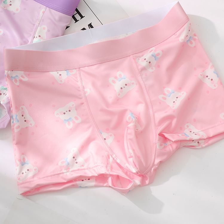 Pancherry - Cartoon Print Boxershorts / Set