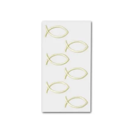 Heyda Textil-Sticker Fische creme
