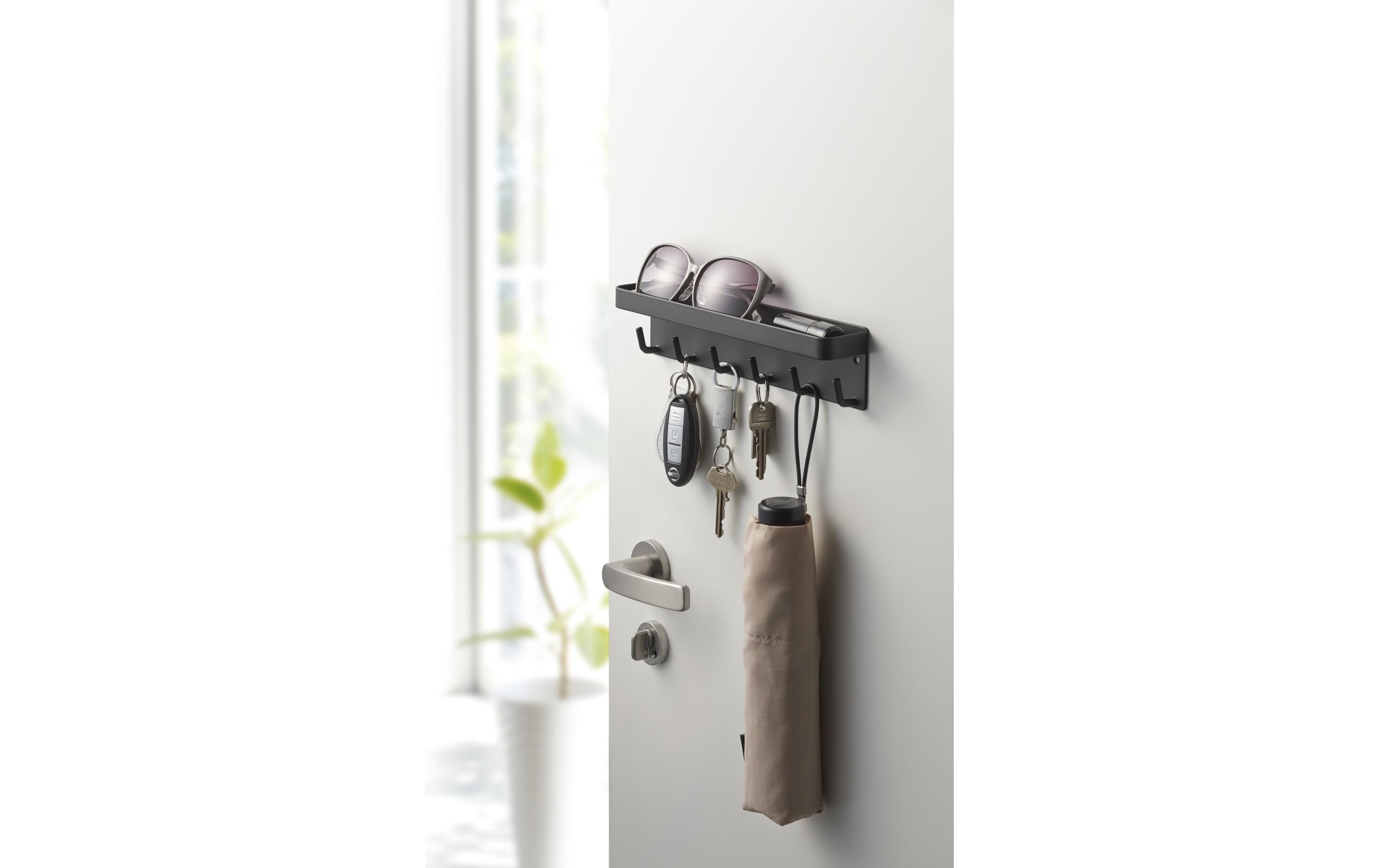 Wandhaken Smart SchwarzSchlüsselbrett mit Ablage
