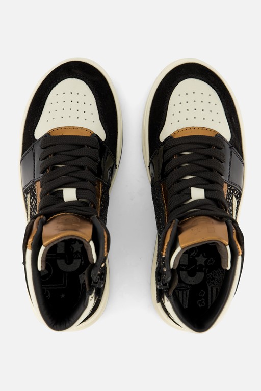 Muyters hoge sneakers zwart