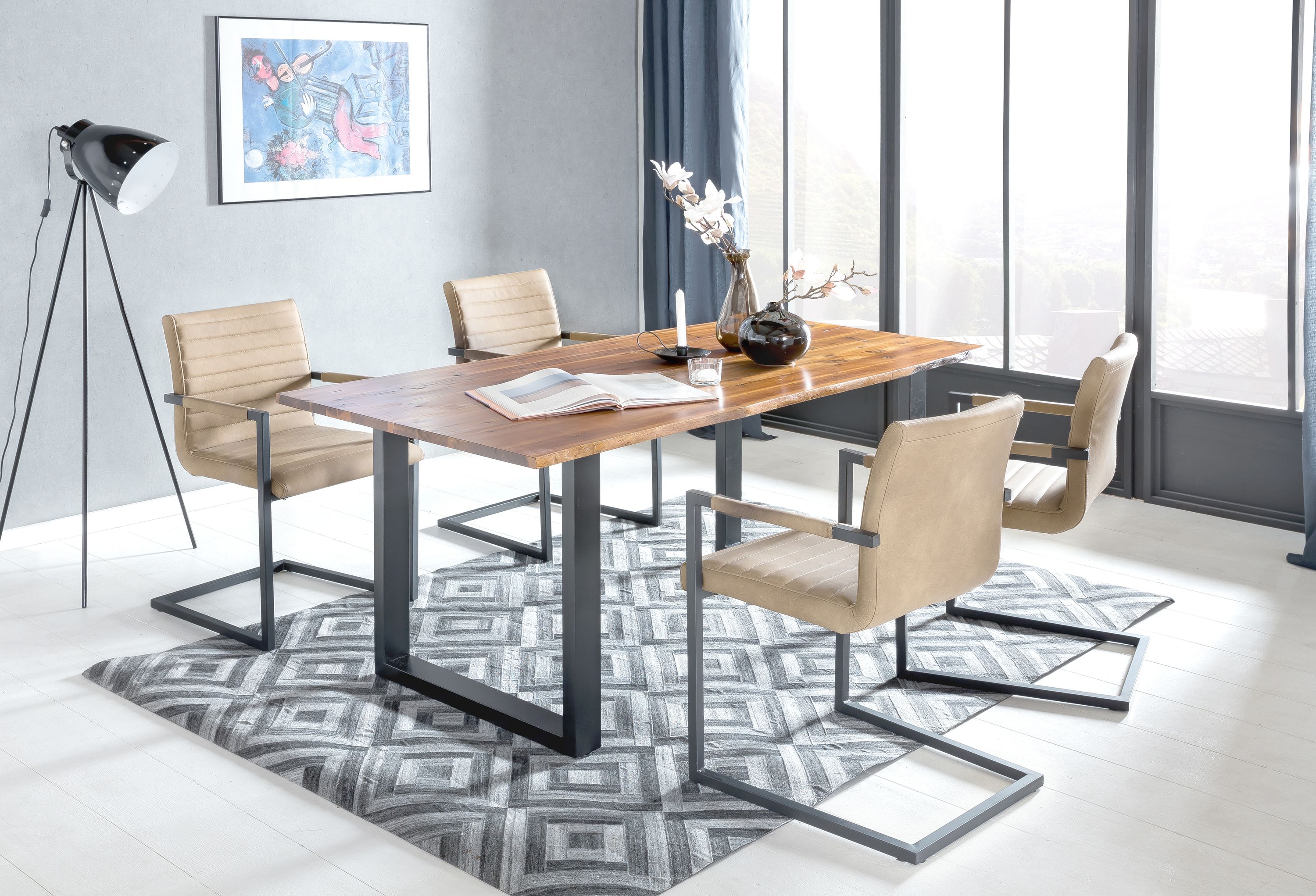 Esstisch 140x80x77 cm Esszimmertisch Küchentisch Tisch Holztisch