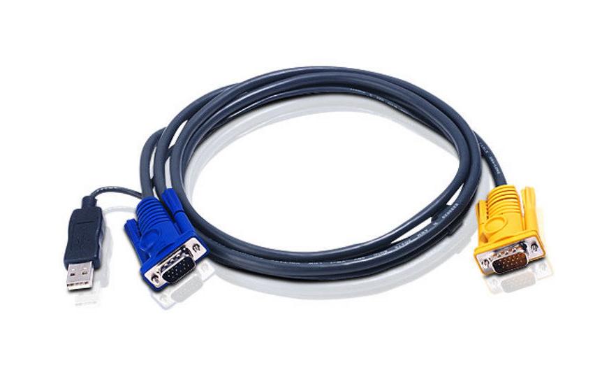KVM-Kabel 2L-5202UPPS/2-VGA-KVM-Kabel, 1,8 m