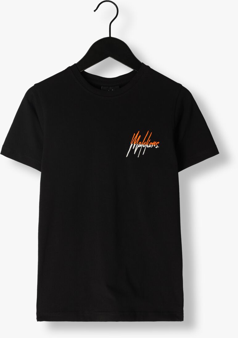 MALELIONS zwarte malelions t-shirt split t-shirt