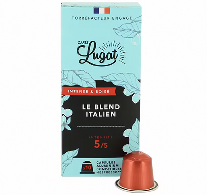 Pack cafés Blend - 50 capsules compatibles Nespresso® - CAFÉS LUGAT