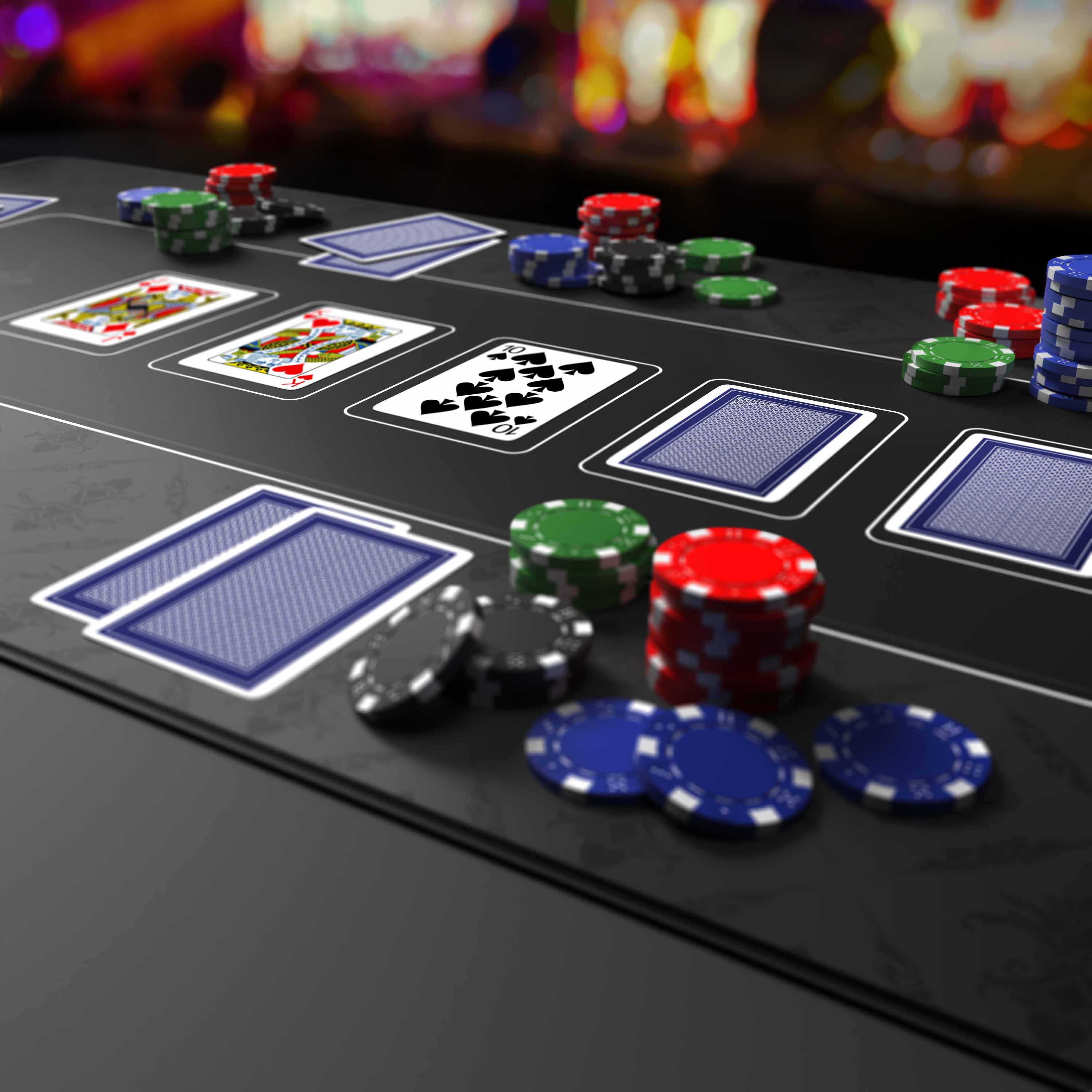 CSL Pokermatte XL Tischauflage für Poker 90 x 40cm / Kartenspiel Matte /Pokertisch Auflage