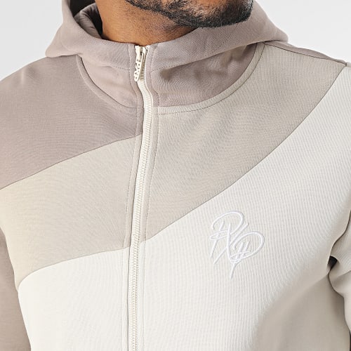 Sweat Zippé Capuche 2333117 Beige