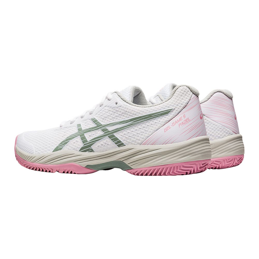 Asics GEL-GAME 9 PADEL - Chaussures padel Femme white/slate grey