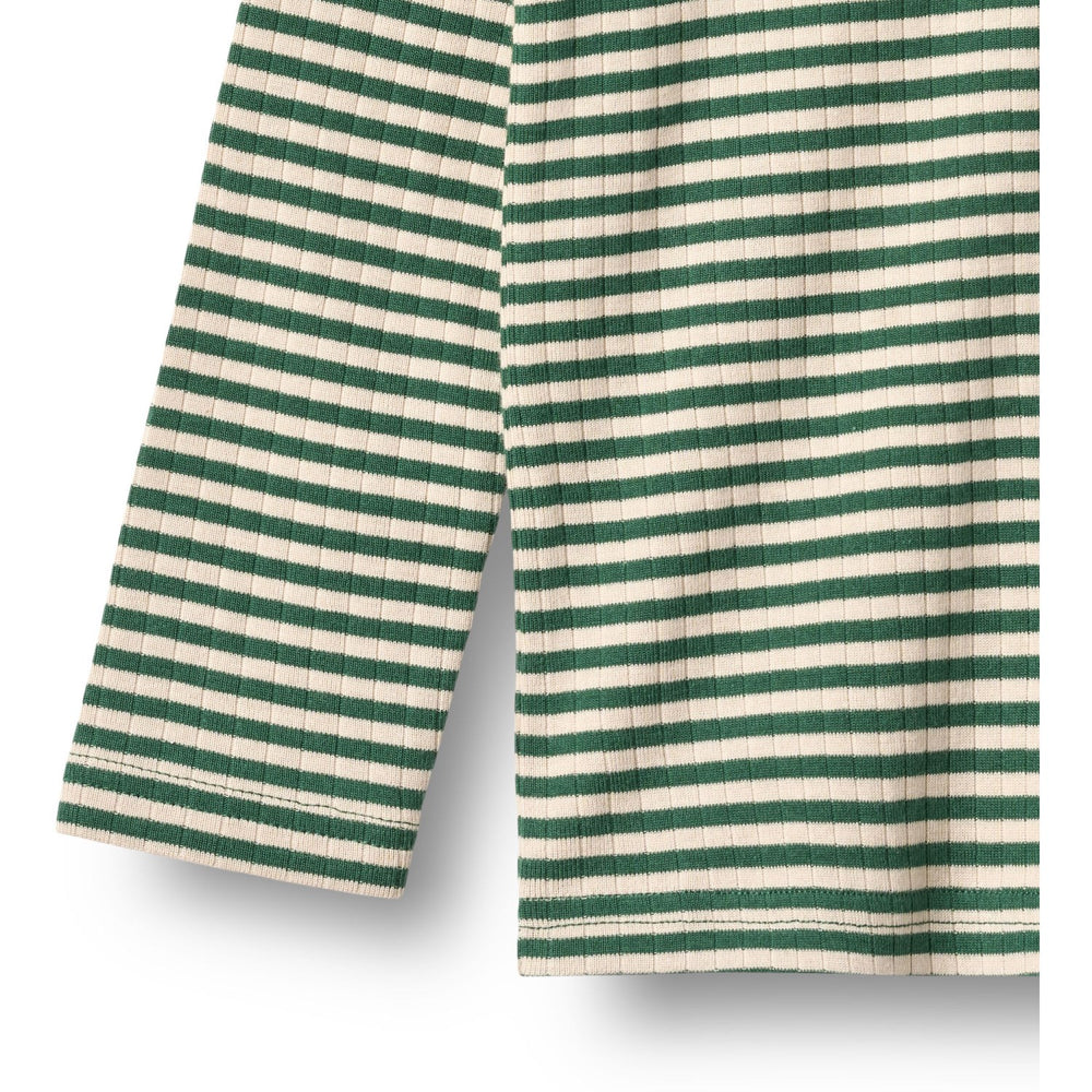 Køb Wheat Green Stripe Bluse Stig