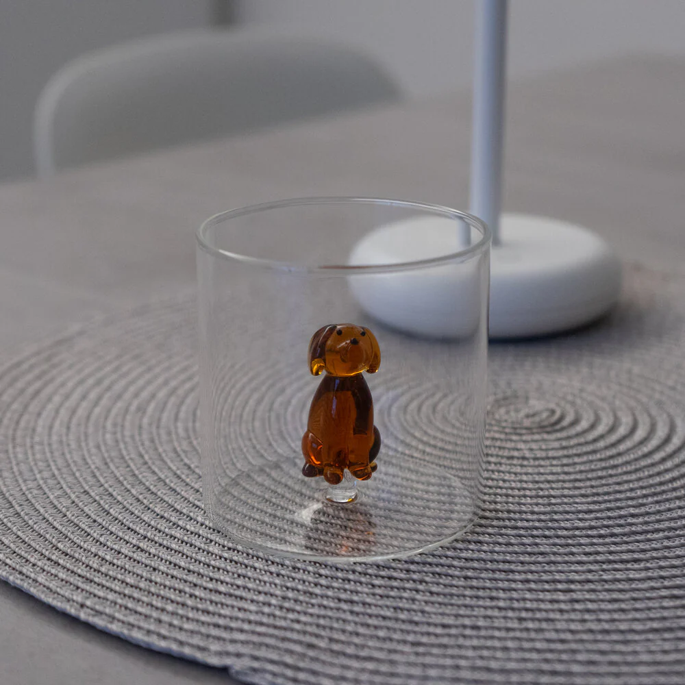 WD lifestyle  Borosilicate glas, Hund - 250 ml.