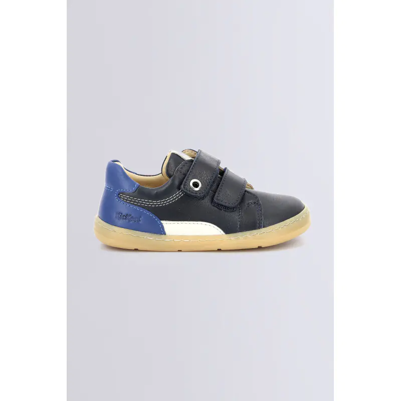 Kickboost Marine BASKETS BASSES Cuir Garçon