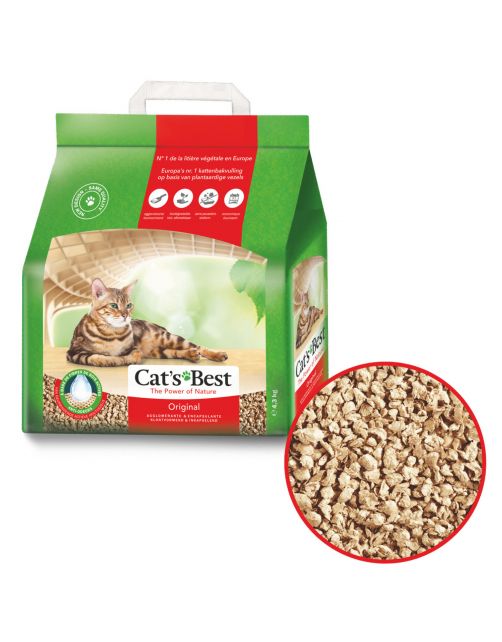 Cat's Best Original In-Pack Gratis Speeltje - Kattenbakvulling - 10 l