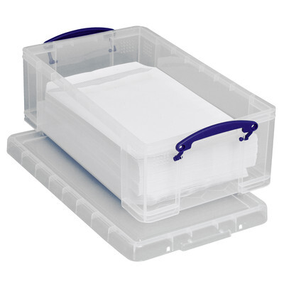 Really Useful Box Aufbewahrungsbox, 12 l, transparent