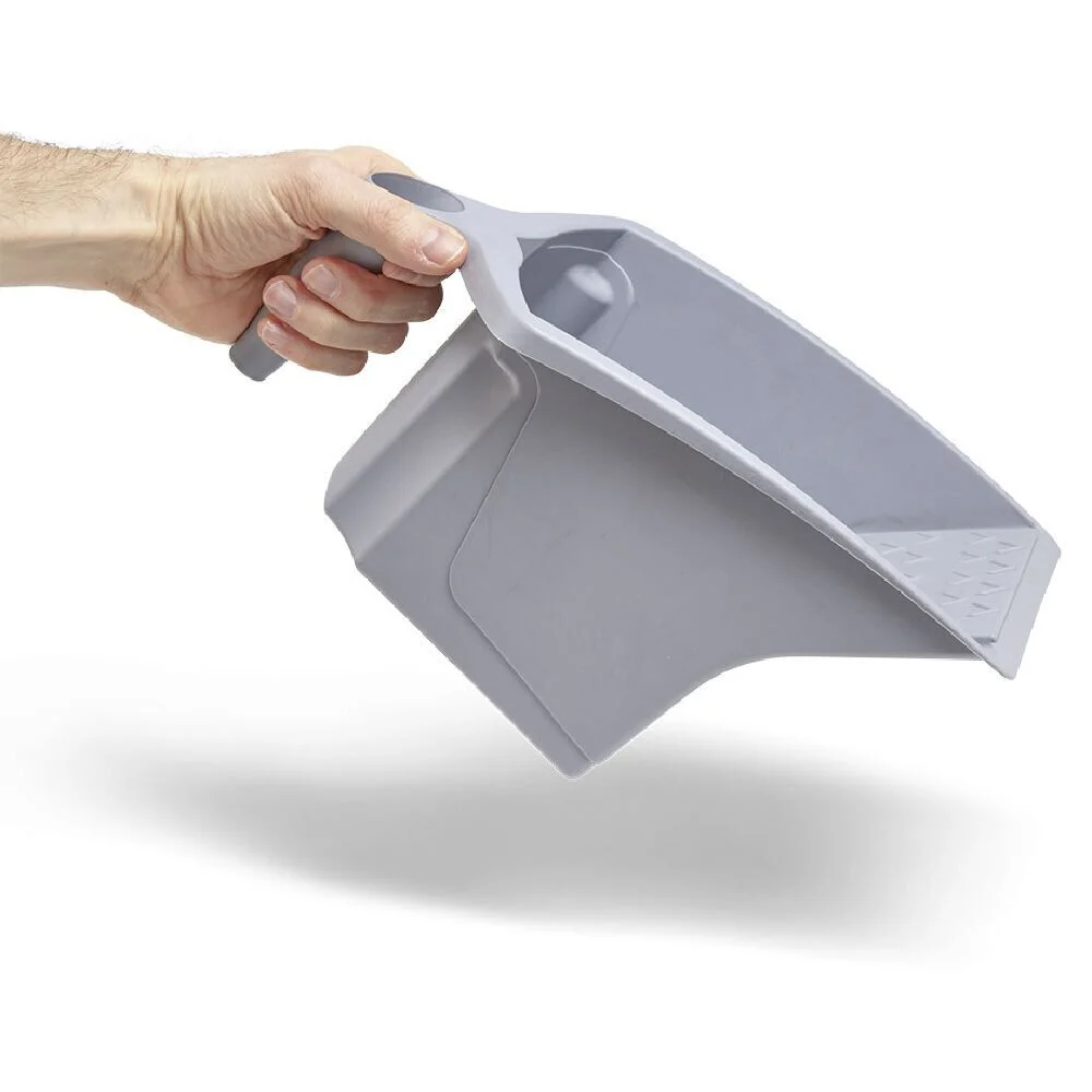 Bac à peinture avec poignée plastique gris
