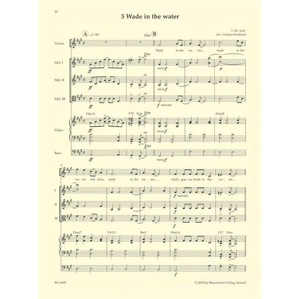 Bärenreiter combocom Spirituals