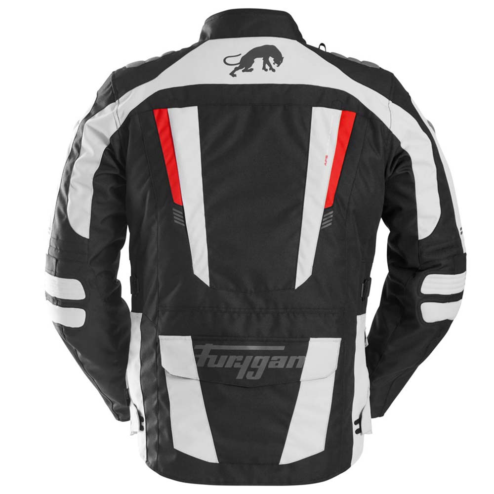 Furygan - Veste Apalaches Evo Noir / Gris Clair / Rouge