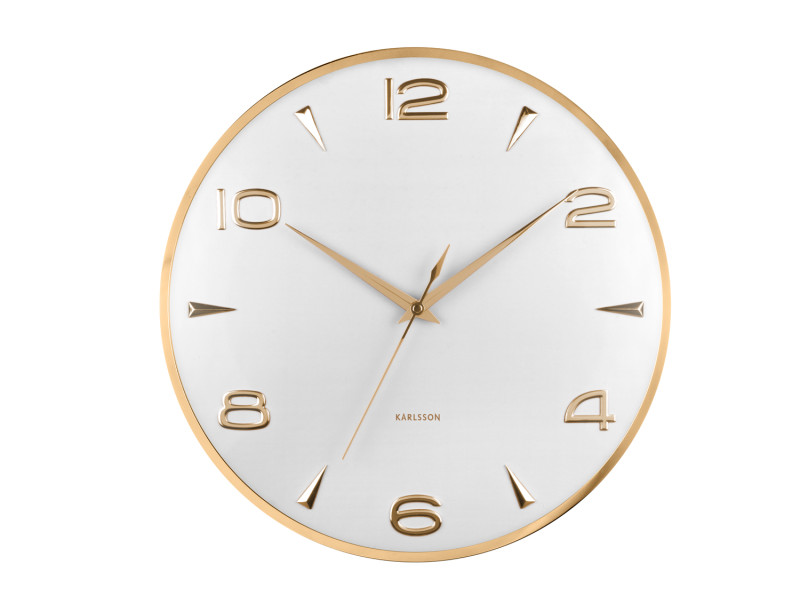 Wall Clock Sienna Glow KA6017BK Black