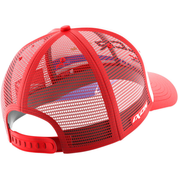 Ixon - Casquette Mesh LCR 23 Rouge / Blanc