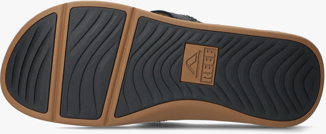 REEF zwarte reef slippers ortho coast