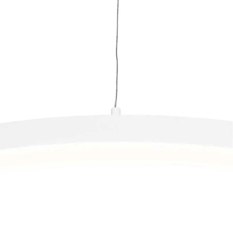 Qazqa hanglampen anello wit geïntegreerde led