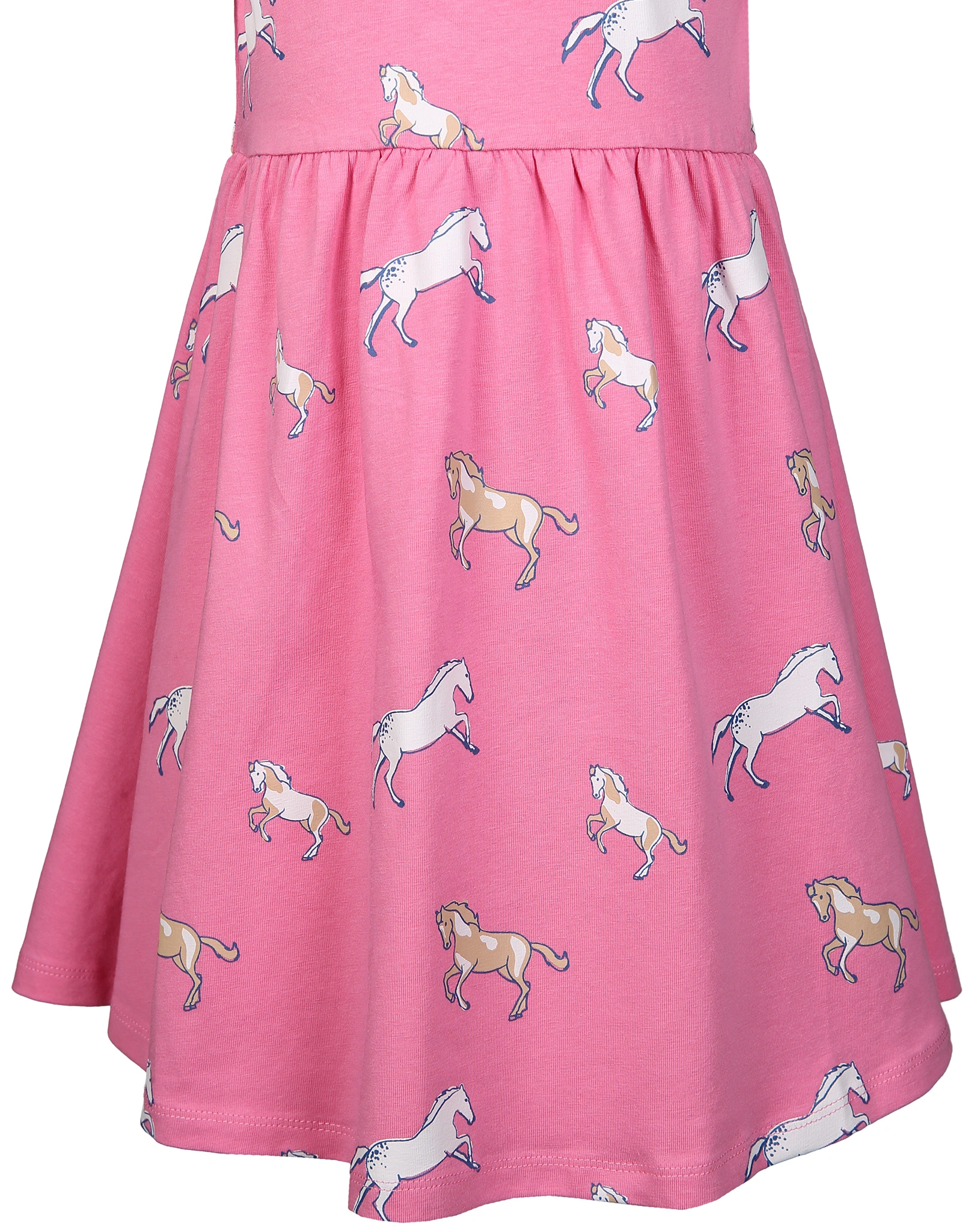 Kurzarm-Kleid WILDPFERDE in pink
