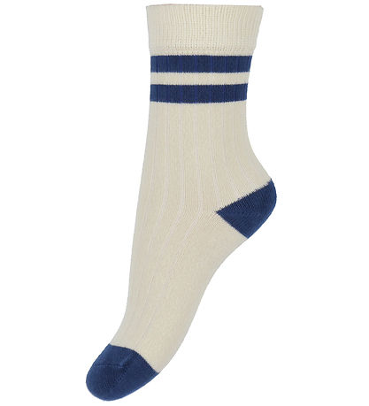 Minipop Socken - Rib - Bambus - 3er-Pack - Kobalt Mix