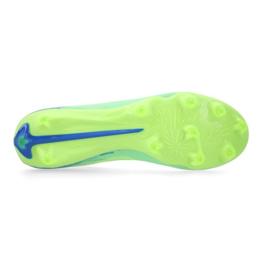 PUMA Ultra 5 Match   FG/AG Lights Out - Fizzy Apple/Blanc/Bleu Femme
