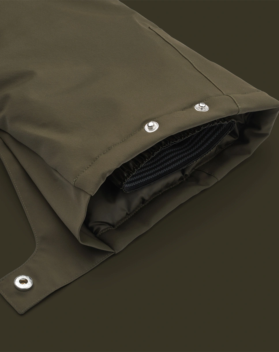Schneehose KARTER mit Träger in dark olive