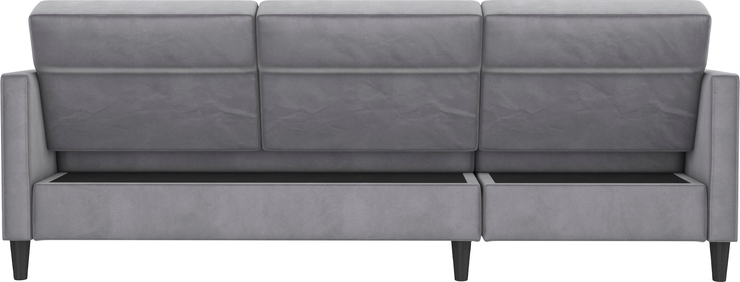 Dorel Home Ecksofa »Hartford II« mit Bettfunktion und Stauraum, Recamiere beidseitig montierbar
