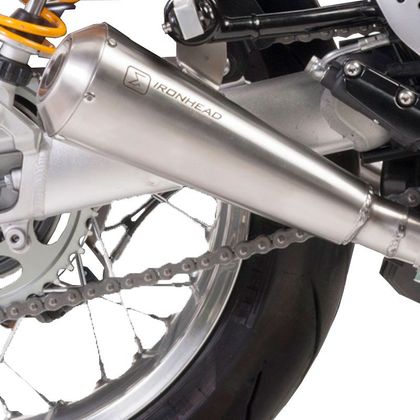 Silencieux Iron Head CONICAL INOX - Gris