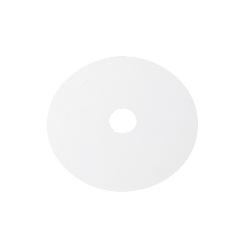 Afdekplaatje wit RAL 9016 11cm rond voor montageplaat