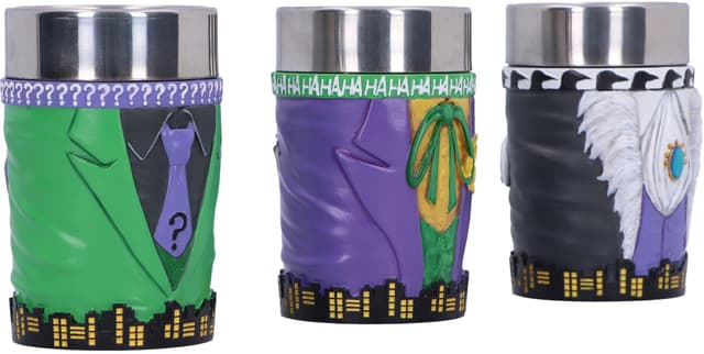 Nemesis Now Batman shotglas (3-pakke, Villains)