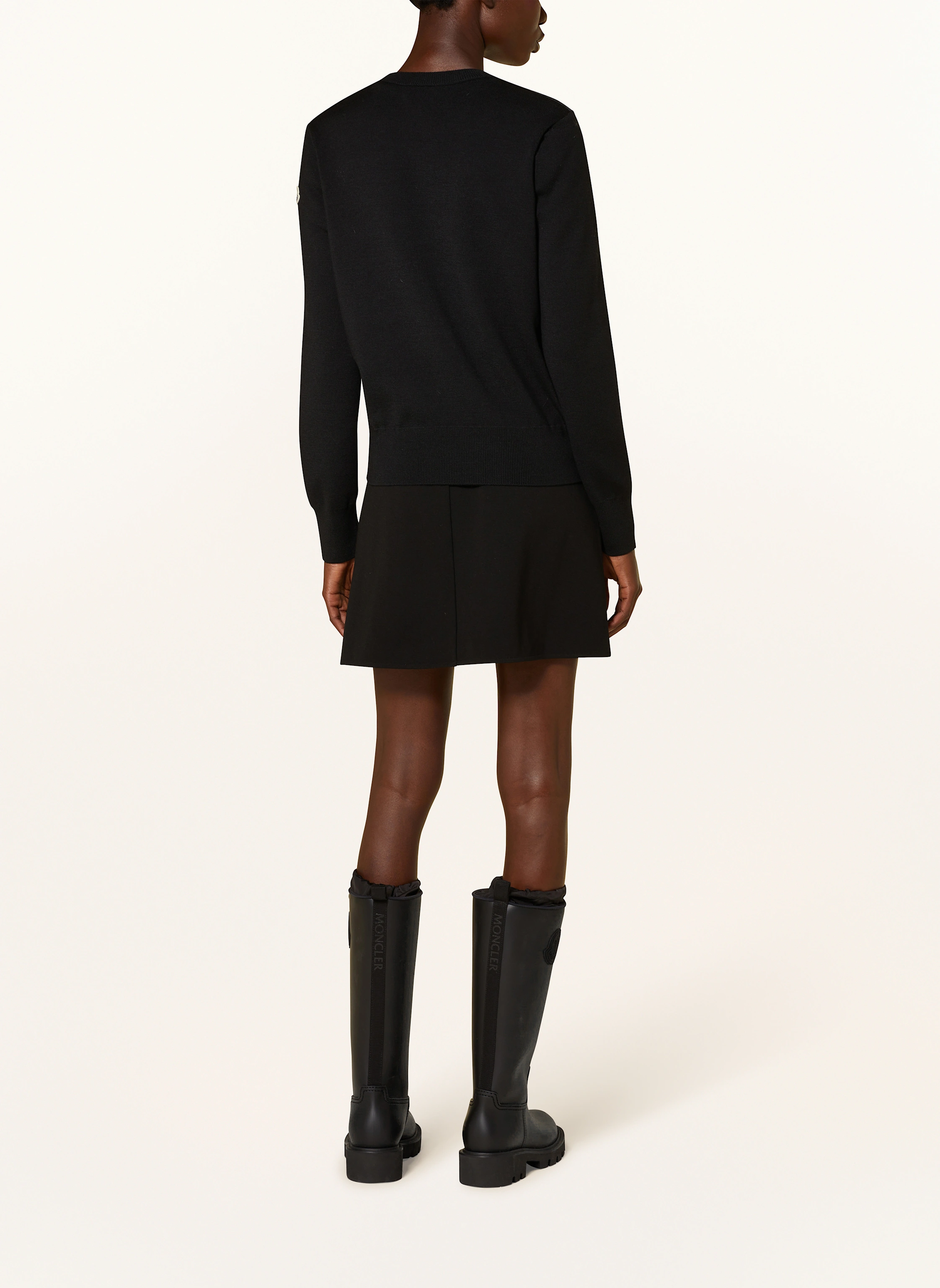 MONCLER Daunenjacke im Materialmix