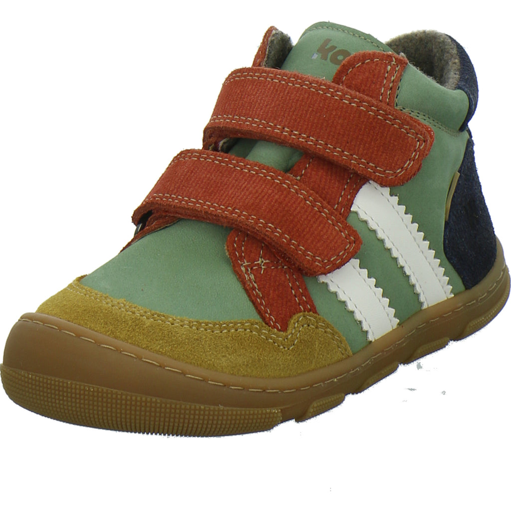 Koel Stiefel ungefüttert Jungen Barefoot Tex oliv