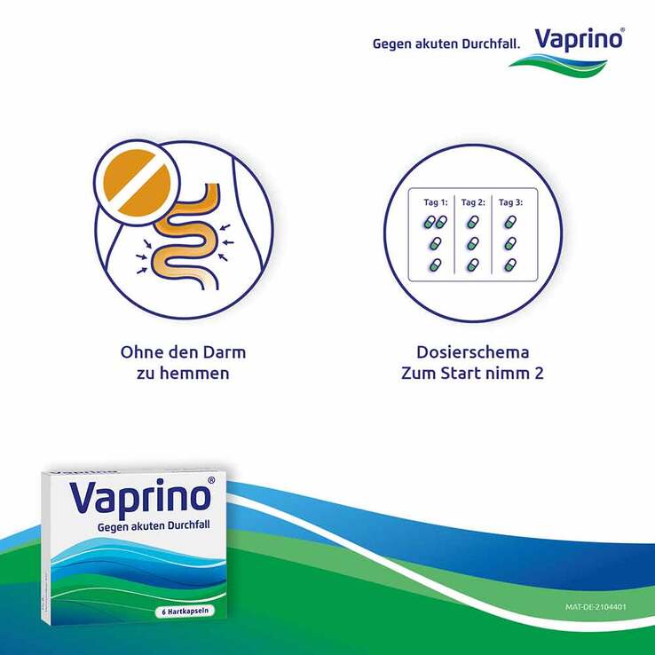Vaprino® Gegen akuten Durchfall, 10 St