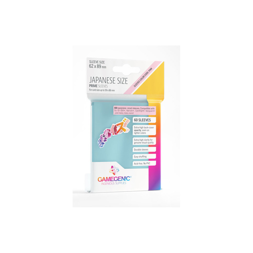Gamegenic - 60 Japanese Size Prime Sleeves