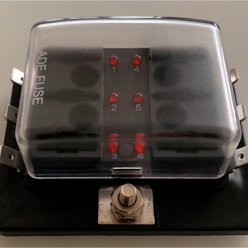 Büttner Elektronik Sicherungshalter 6 FS-LED