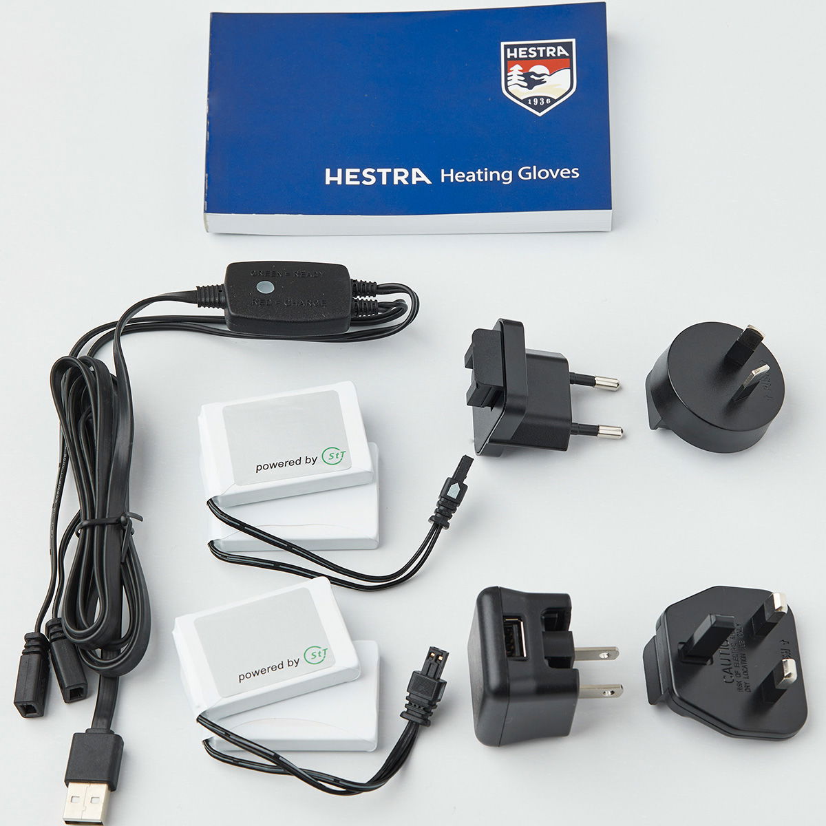 HESTRA Heated Liner Mitt, Black