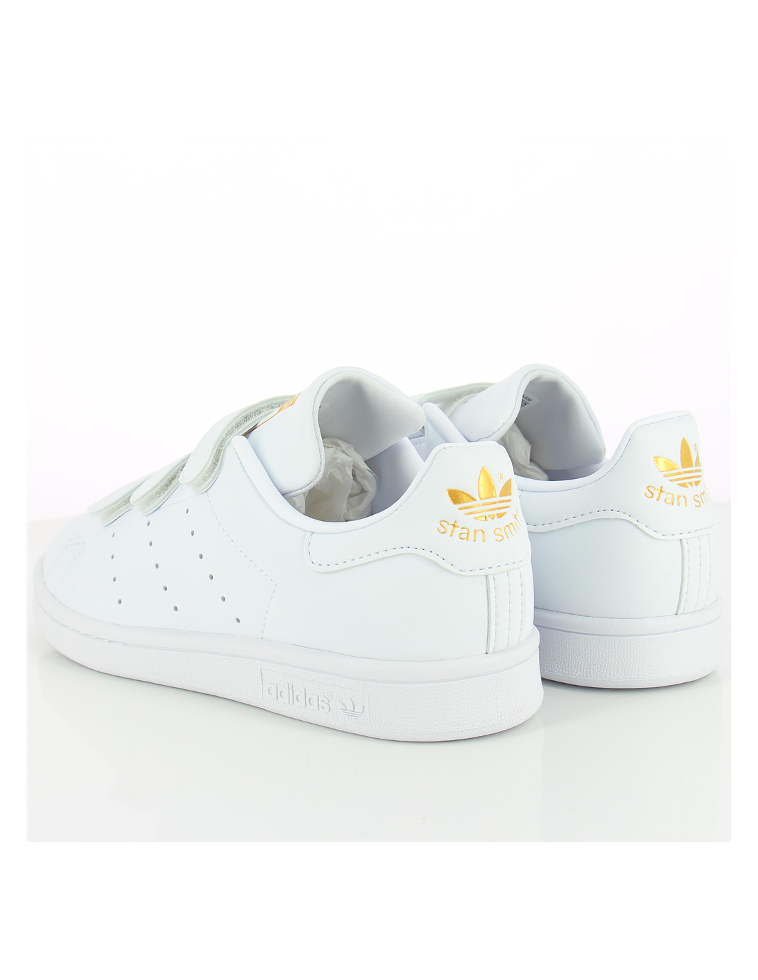 adidas sneakers mixte stan smith cf vegan blanc