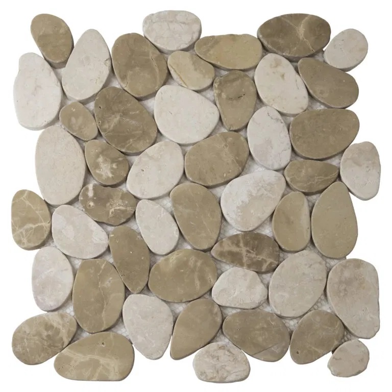 The Mosaic Factory Natural Stone marmer mozaïek tegels 31x30 bruin mix