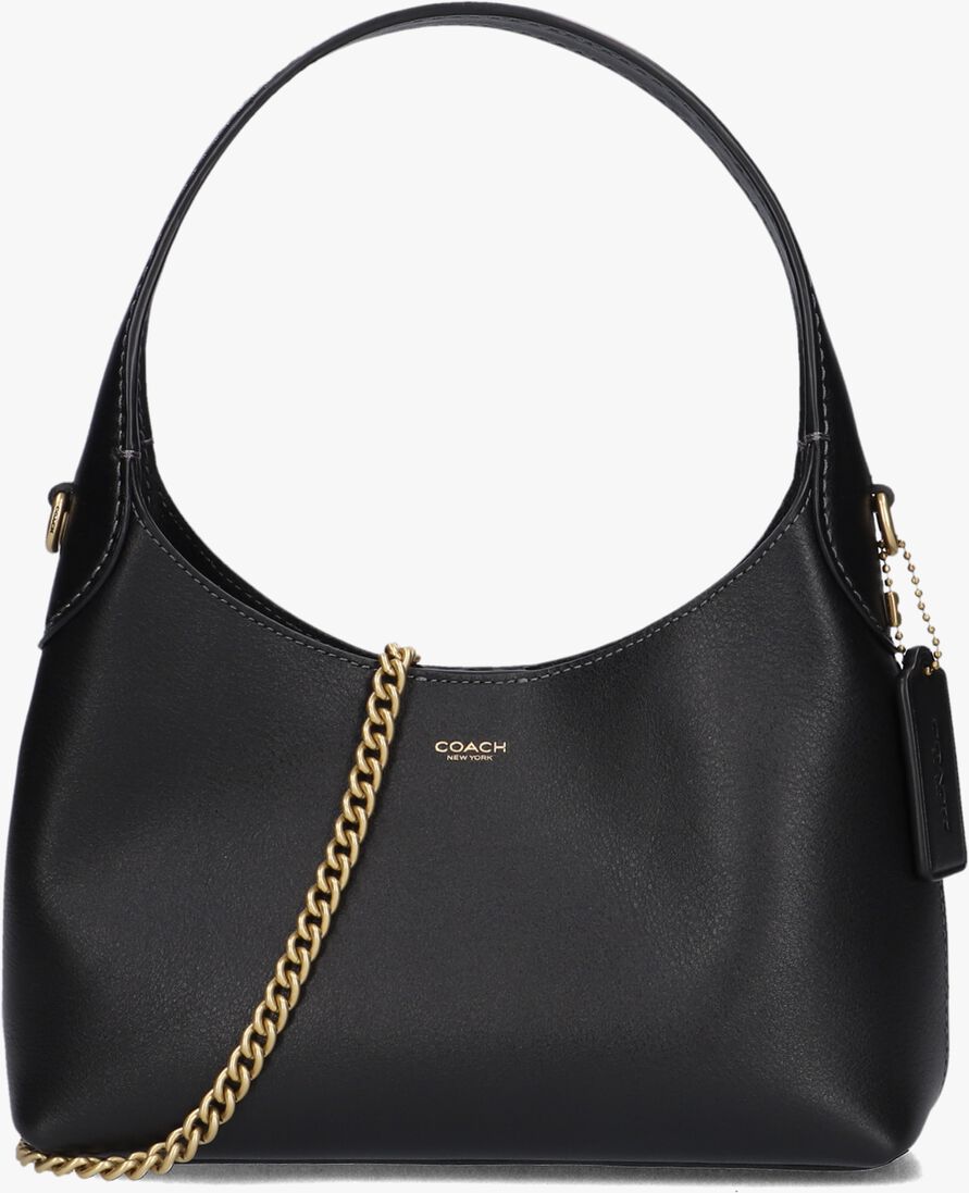zwarte coach schoudertas brooklyn shoulder bag 23
