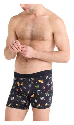 Boxer Saxx DropTemp Cooling Cotton Fly Gamer's Paradise Noir Homme