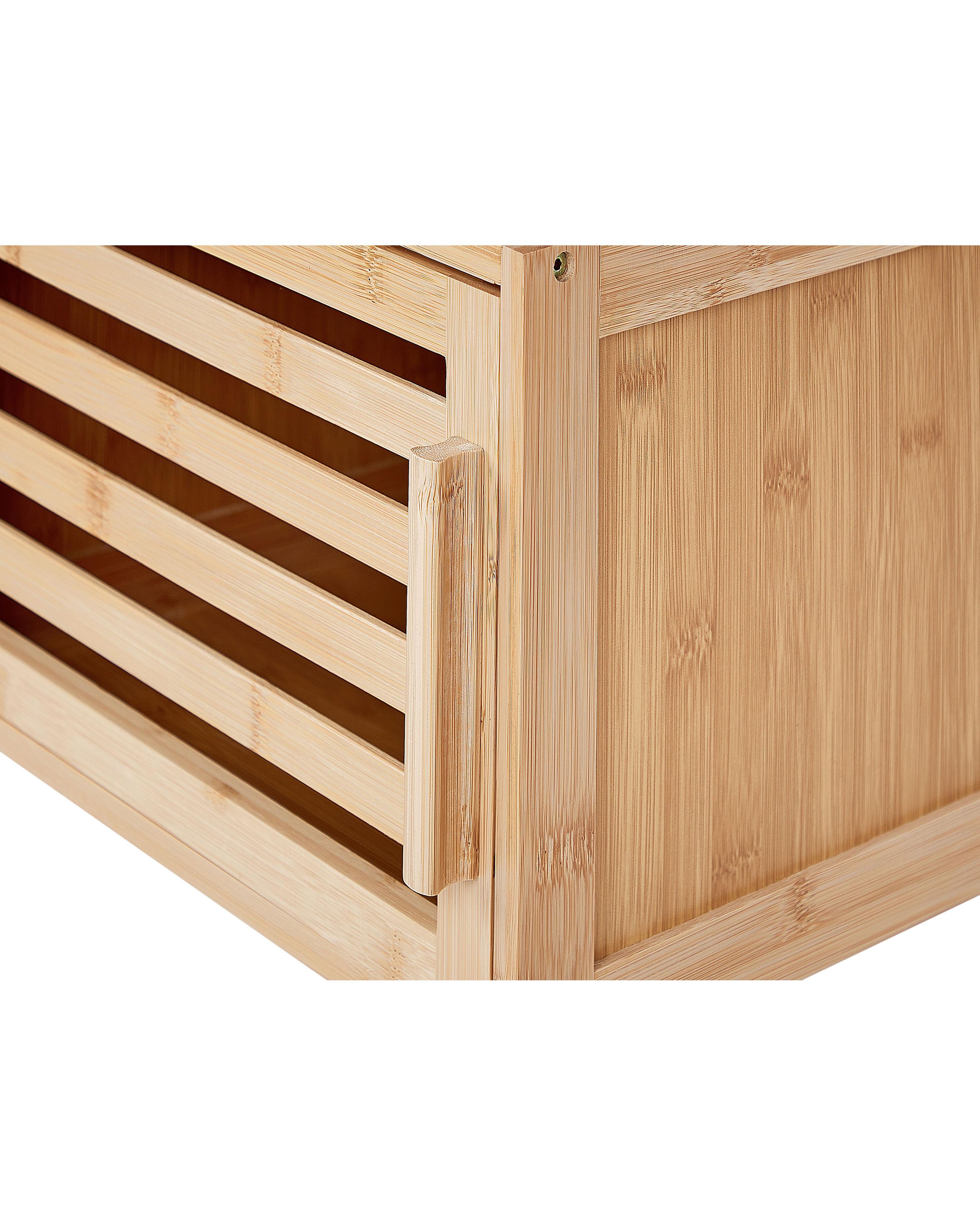Badkamerkast bamboo lichthout LEHI