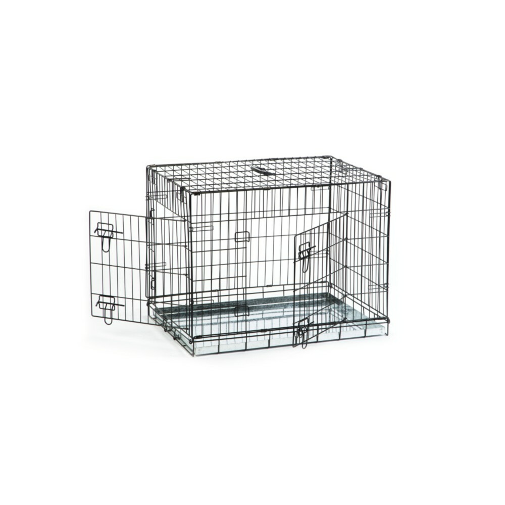 Beeztees Hondenbench 2 Deurs Zwart78 x 55 x 61 cm