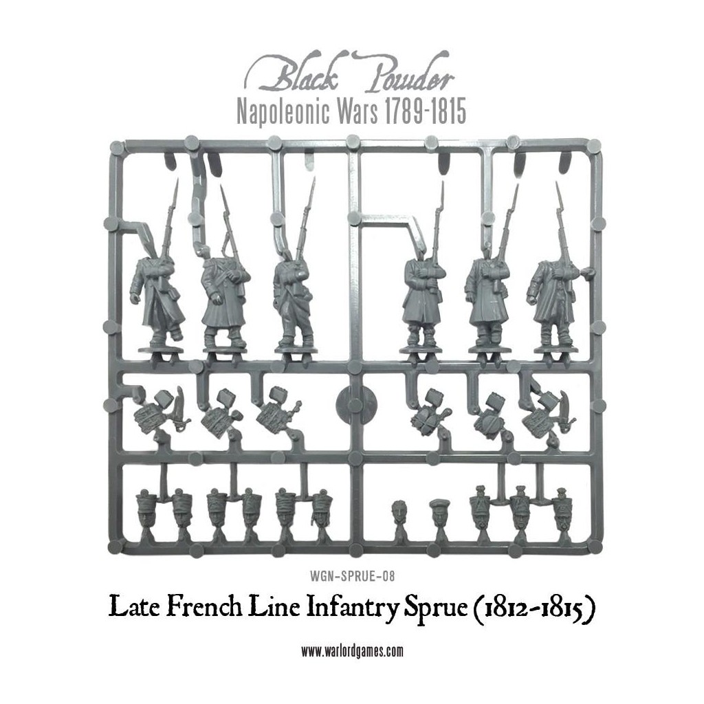 Napoleonic War Late French Line Infantry (1812-1815)
