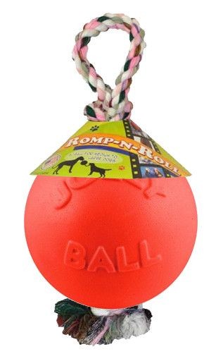 Jolly Pets - Ball Romp-n-Roll 15cm Orange Vanilje duft